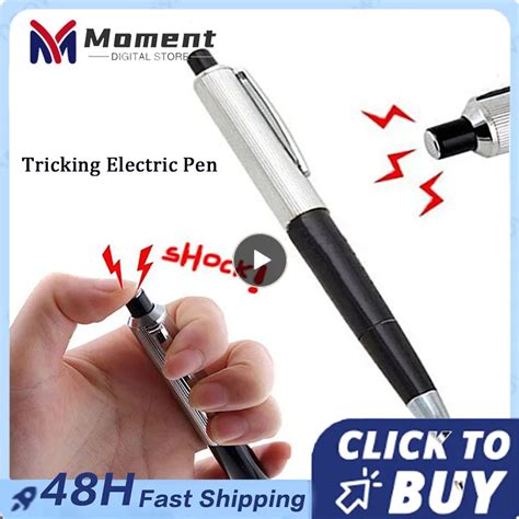 Tricky Toys Pranks Electric Shock Tricking Electric Pen Writing Pens