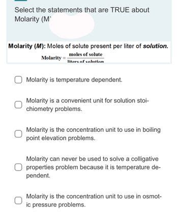 Answered Select The Statements That Are TRUE Bartleby