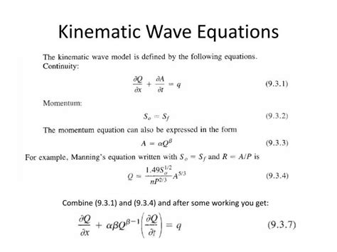 Ppt Wave Celerity And Flow Routing Powerpoint Presentation Id2438936