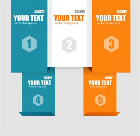 Vector Text Boxes Infographics Options Banner Stock Vector By Mouse