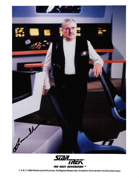 James Doohan Star Trek Signed 8x10 photo - Fanboy Expo Store