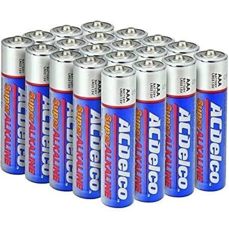 Amazon Acdelco Count Aa Batteries Maximum Power Super Alkaline