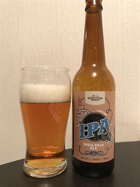 Василеостровская пивоварня “IPA” — DRIVE2