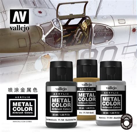 Vallejo Peinture En A Rosol Pour Mod Le Av Couleur M Tal Cologique Base