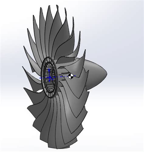 喷气螺旋桨 Solidworks 2016 模型图纸下载 懒石网