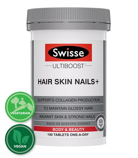 SWISSE Ultiboost Hair Skin Nails+ [100 Tablets] | Omnia.asia