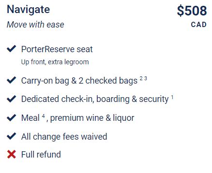 Porter Airlines Baggage Fees: How to Save Money | Frugal Flyer