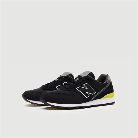 Women's FIGS | New Balance 996 Shoes - Black/Yellow