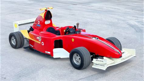 Ferrari F Go Kart Walk Around Cold Start Drive Youtube