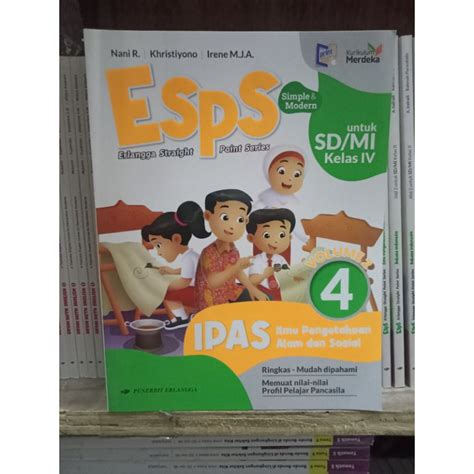 Jual Buku ESPS Ilmu Pengetahuan Alam Dan Sosial IPAS SD MI Kelas 4