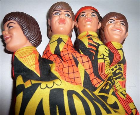 Vintage 1966 Mattel The Monkees 4 Headed Hand Puppet 1948051704