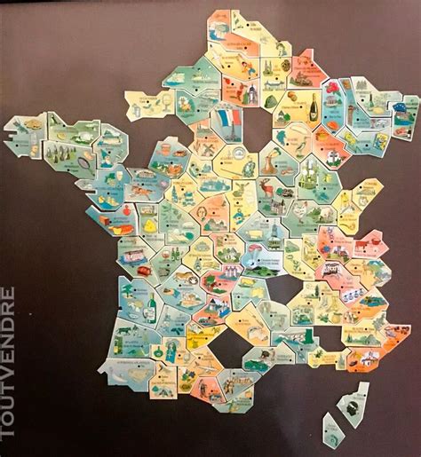 magnet le gaulois departements carte de france premiere toulouse