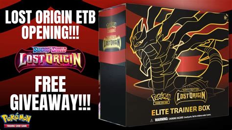 Pokemon Card Opening Lost Origin Elite Trainer Box Giveaway This