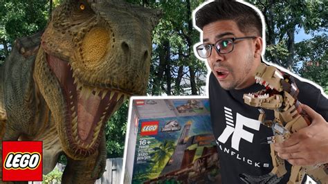 Unboxing And Lets Build Jurassic Park T Rex Rampage 75936 By Lego