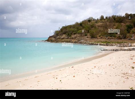 Ffryes Bay Beach In Antigua Stock Photo Alamy