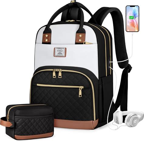 Amazon IGOLUMON Mochila Para Mujer Mochila Para Laptop De 15 6