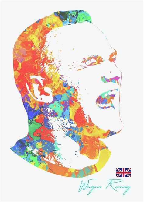 Wayne Rooney Digital Art By Towery Hill Fine Art America