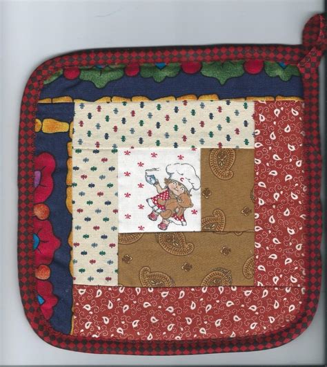 Happy Chef Campbell Kid HOTPAD Handmade POT HOLDER Teddy Bear Tea