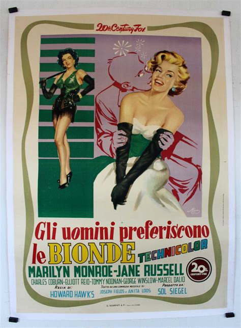 Gli Uomini Preferiscono Le Bionde Movie Poster The Gentleman