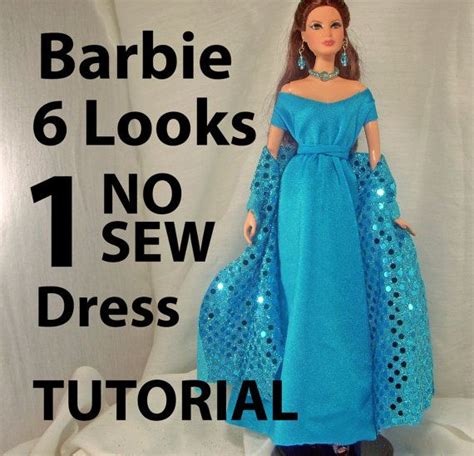 No Sew Barbie Clothes Patterns CarlieCasey