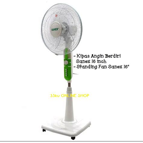 Jual KIPAS ANGIN BERDIRI SANEX 16 INCH STAND FAN SANEX 16 INCH