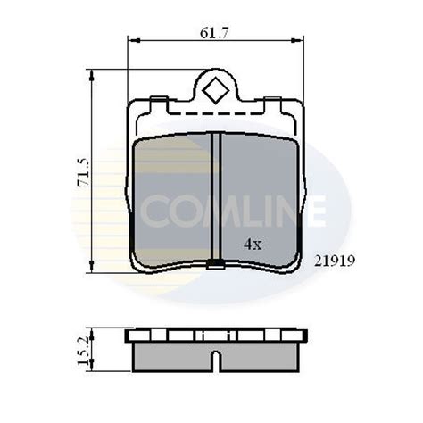 Comline CBP0454 Brake Pad Set For Sale Online EBay