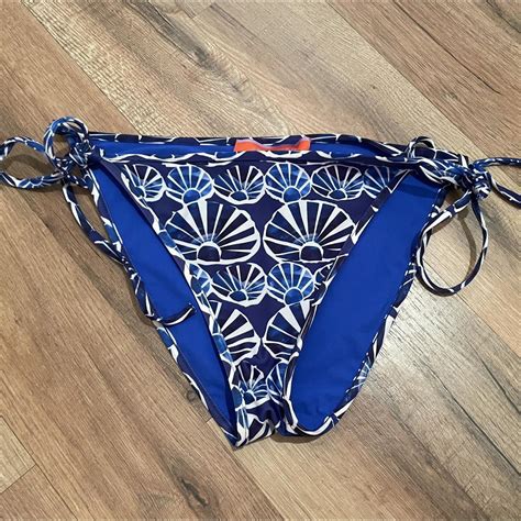 LA Double J String Bikini Bottom Conchiglie Depop