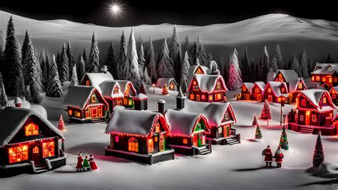 Santa's Village by LoloTheDabbler on DeviantArt