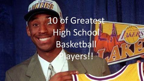 Top 10 Greatest High School Basketball Players - Win Big Sports