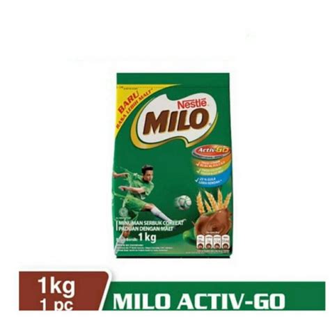 Jual Milo Active Go Kg Milo Susu Bubuk Kemasan Kg Shopee Indonesia