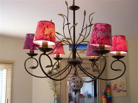 The Lampshade Studio: Colorful Chandelier Shades