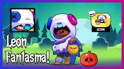 LEON FANTASMA ME DEU UM SUSTO Brawl Stars YouTube