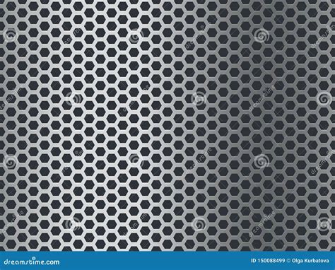 Seamless Steel Grating Pattern Vector Illustration Cartoondealer