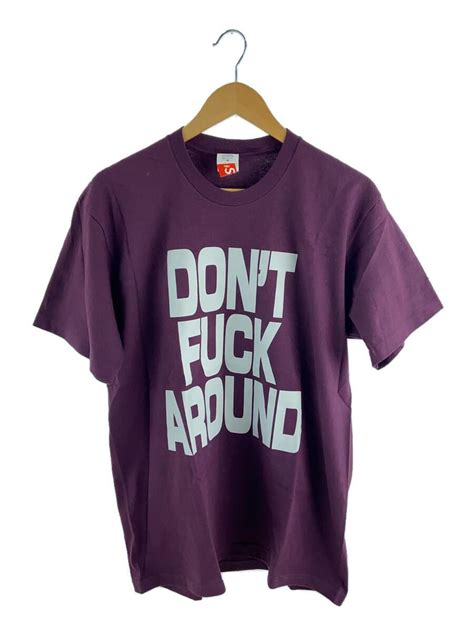 Supreme シュプリーム Tシャツ M コットン PUP 無地 AW Dont Fuck Around Tee 古着の販売通販ならセカンドストリート