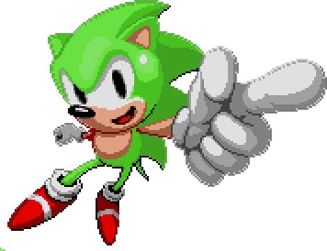 Green Sonic by act52 on DeviantArt