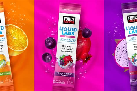 Force Factor Introduces Its Unique Liquid Labs Hydration Products