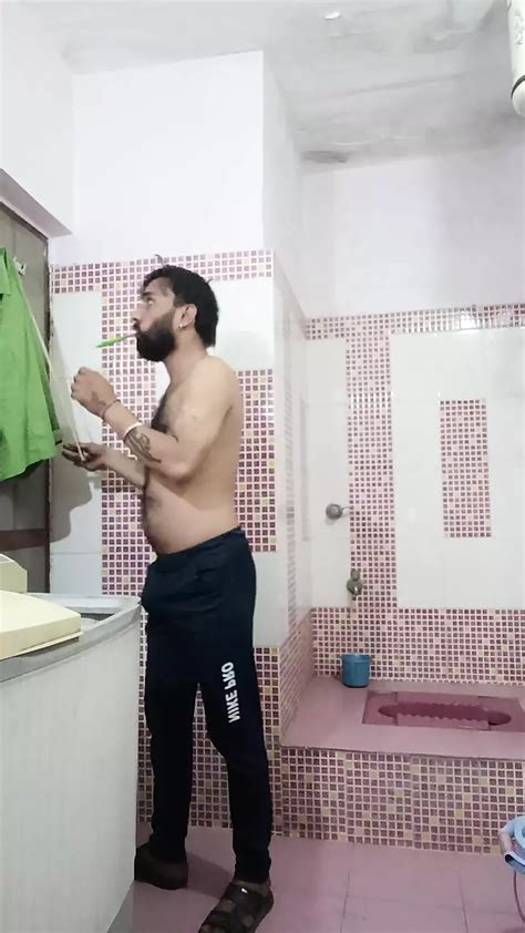 Hairy Indian Desi Man Show Penis In Bathroom With Live Show Friends Gay Porn XHamster