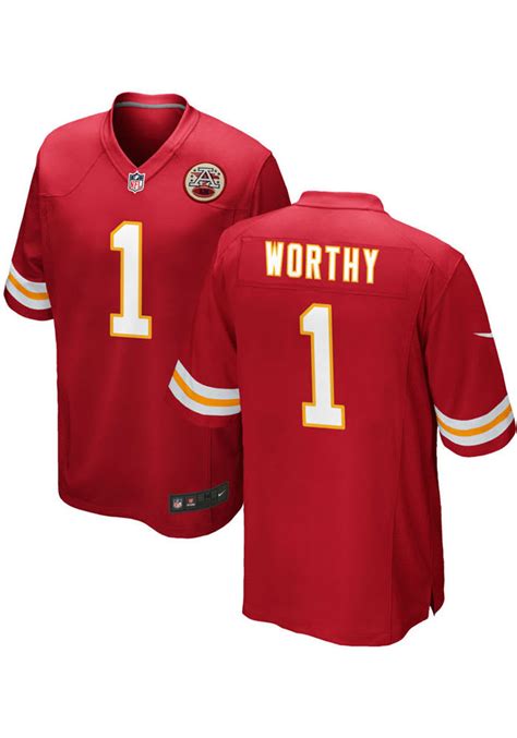 Xavier Worthy Kansas City Chiefs Home Jersey - Red