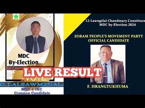 Mdc By Election Result Lawngtlai Chandmary Youtube