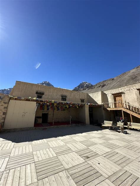 Views Of Kee Monastery In Spiti Valley India Stock Photo Image Of