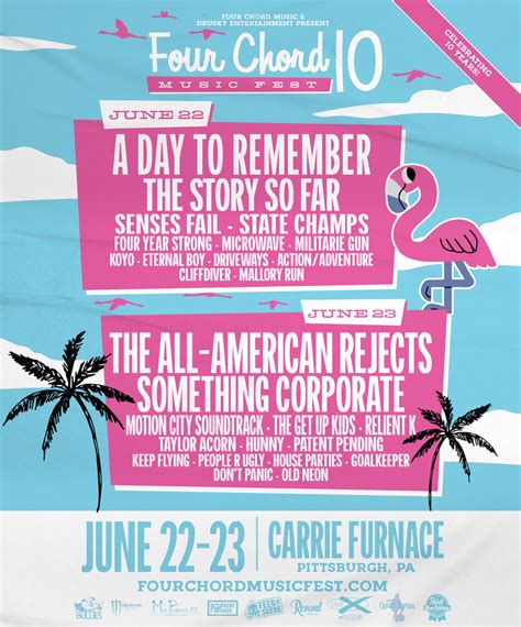 Four Chord Music Fest 10 Lineup - Rocked