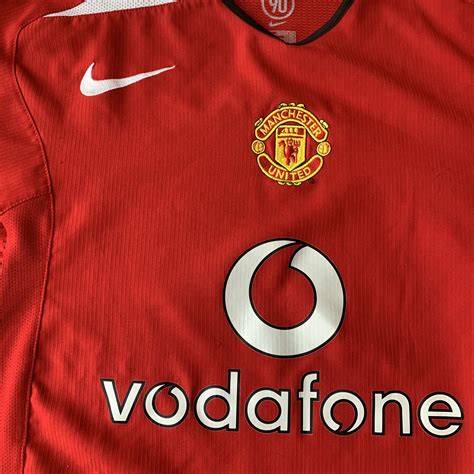 Manchester United Home Football Shirt Excellent L Yfs