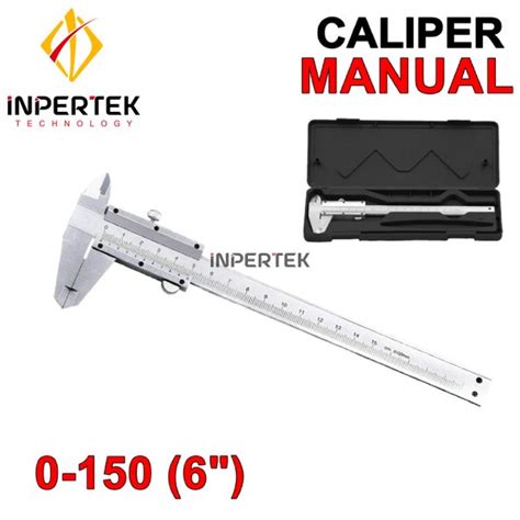 Jual Vernier Manual Caliper 150 Mm Sigmat 6 Jangka Sorong 0 150mm 6