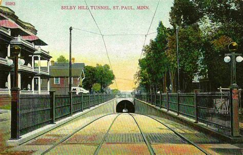 Old Saint Paul Minnesota Postcard The Selby Hill Tunnel Published By