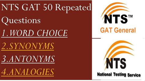 Gat Repeated Questions Gat Nts Test Preparation Nts Gat General