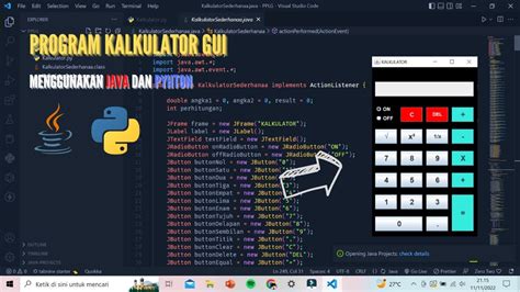 Program Kalkulator Java Dan Python YouTube