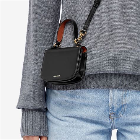 Jil Sander Halo Mini Bag Black END AU