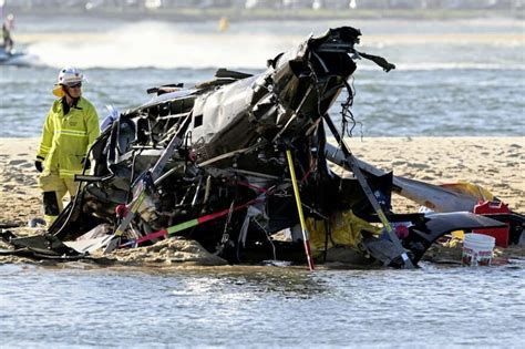 Four Passengers Killed As Helicopters Collide Over Australian Beach