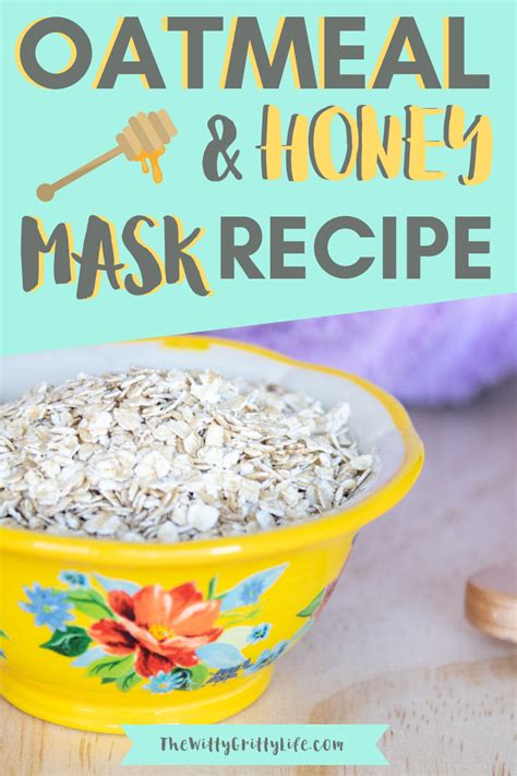 Homemade Honey Oatmeal Mask Diy Skin Care Recipes Beauty Recipe