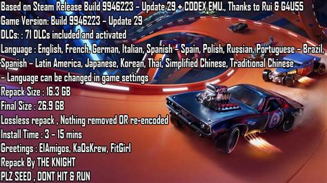 Hot Wheels Unleashed Game Of The Year Edition Build Update All Dlcs Multi